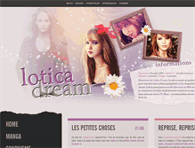 Tablet Screenshot of loticadream.com